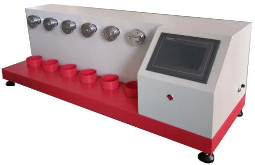 90 Degree Angle 60r/Min AV 220V Footwear Testing Equipment With 6 Stations